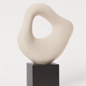 Nordstrom at Home Cream Ceramic Art Sculpture